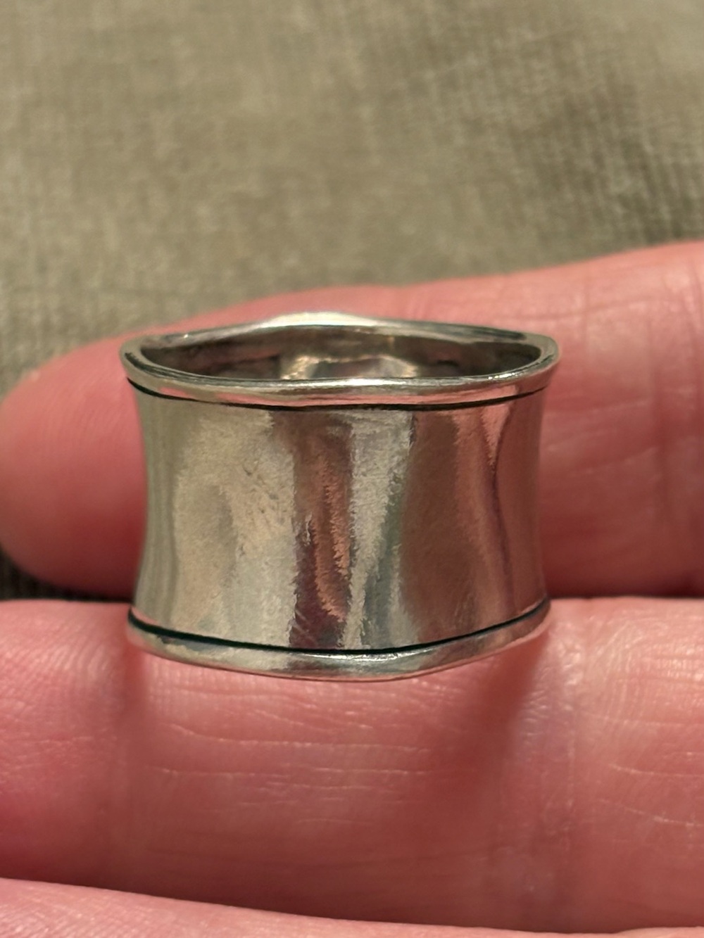 Silpada Woman’s 925 Sterling Silver Cuff Ring size 7
